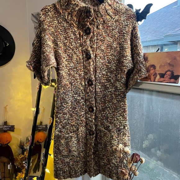 Tabitha anthro seasonal stroll wool blend cardigan coat - Picture 16 of 17